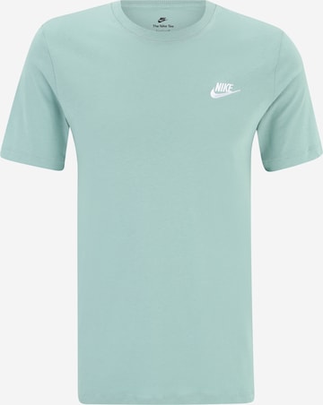 Nike Sportswear Μπλουζάκι 'Club' σε πράσινο: μπροστά
