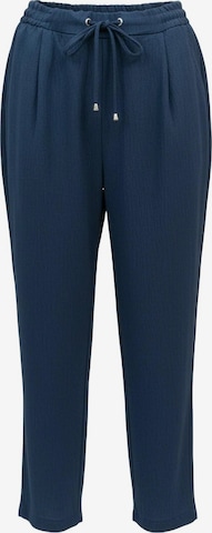 Effilé Pantalon à pince No Matter What en bleu : devant