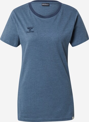 Hummel Performance Shirt 'Move' in Blue: front