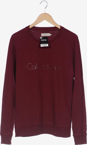 Calvin Klein Jeans Sweatshirt & Zip-Up Hoodie in L in Red: front