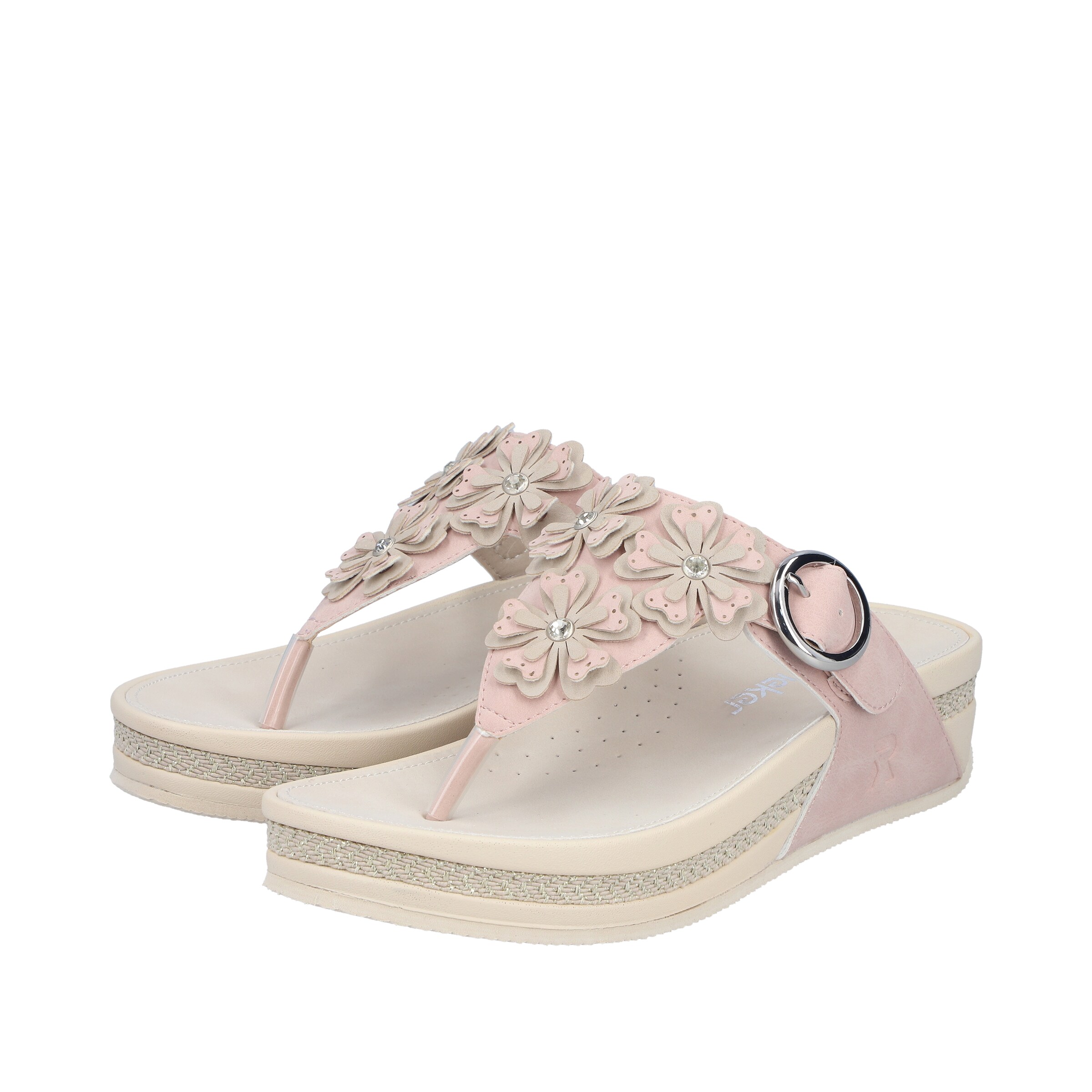 Tongs Rieker en rose