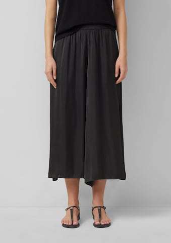 Wide Leg Pantalon s.Oliver en noir : devant
