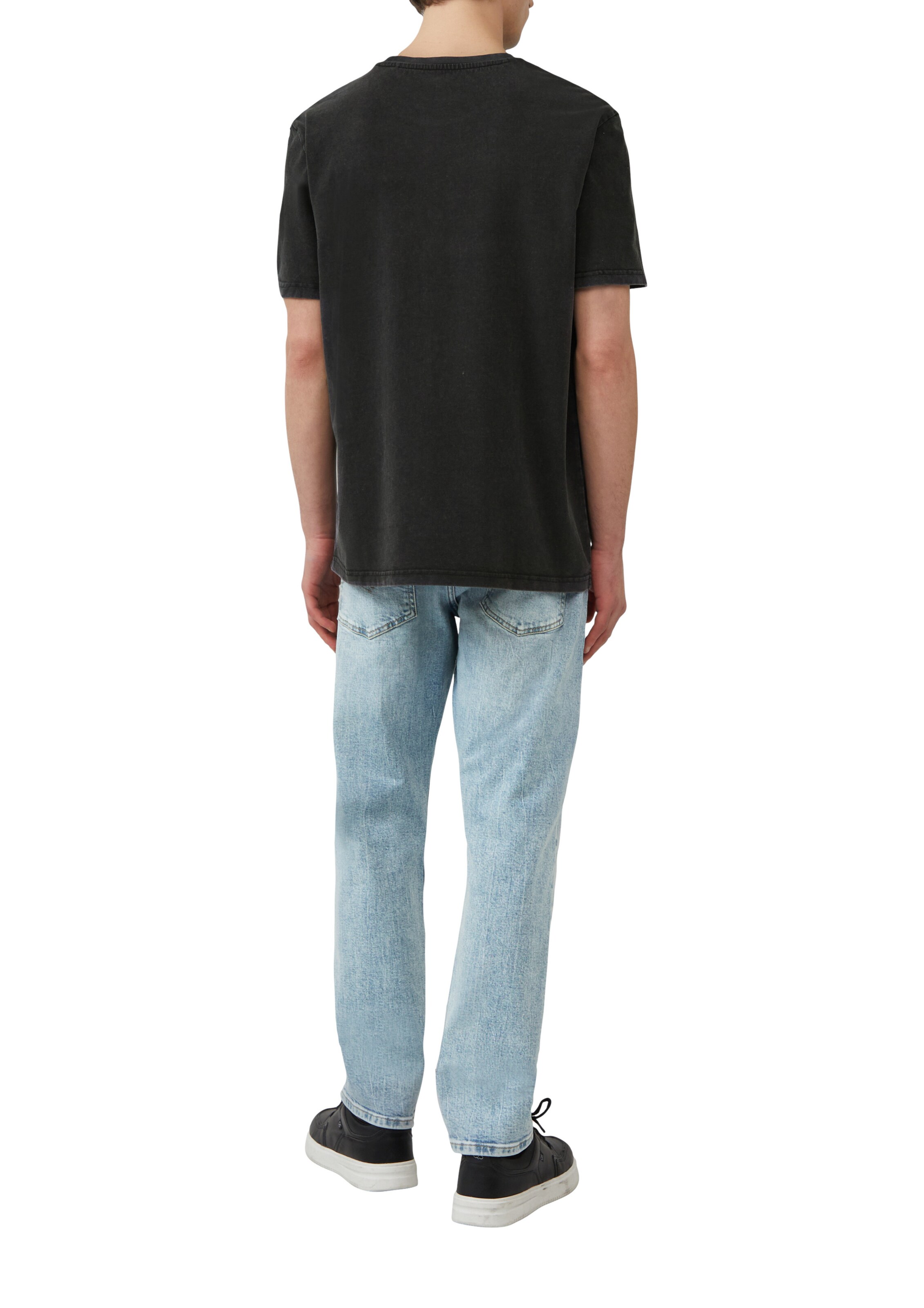 QS T-Shirt in Schwarz