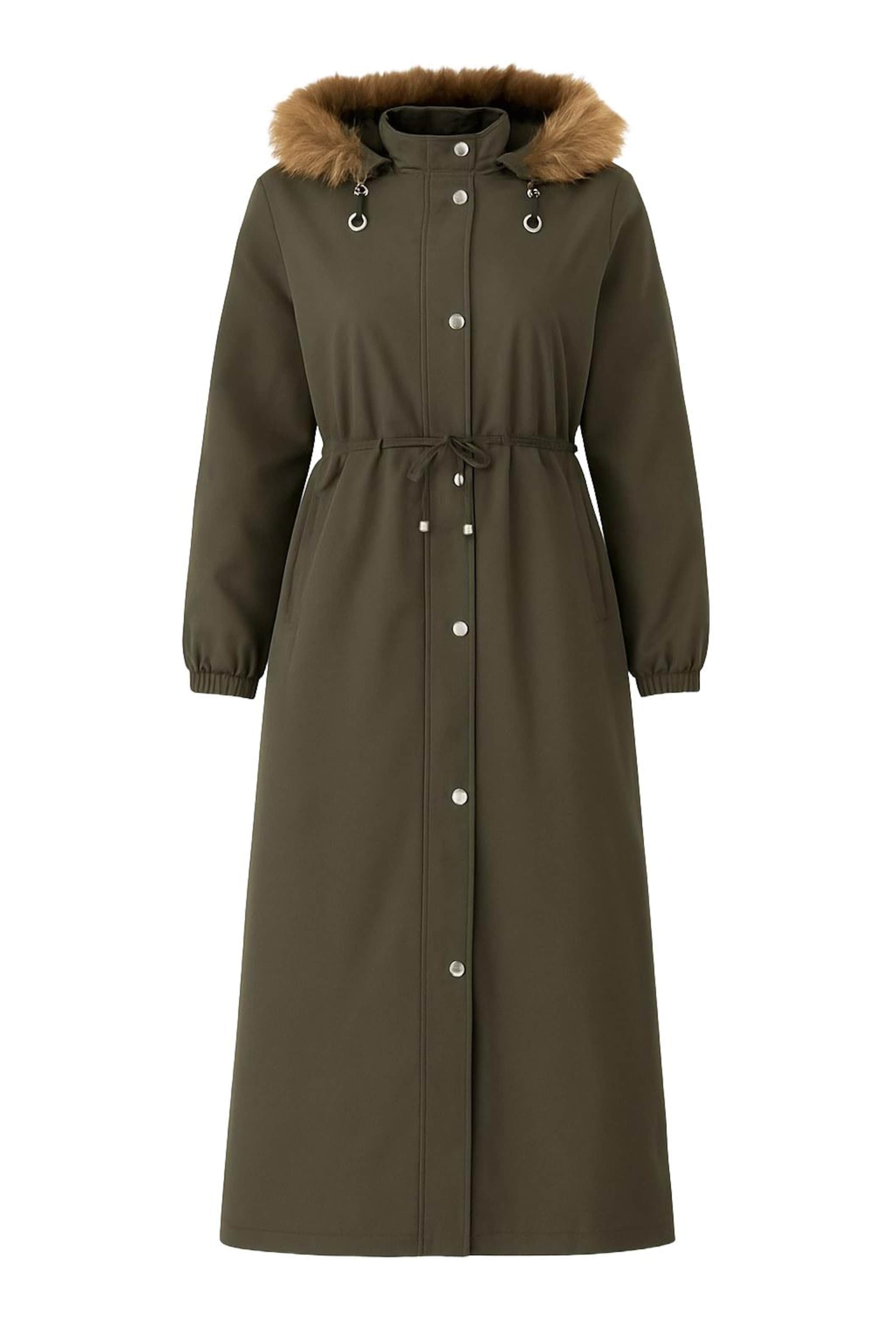 MODAMIHRAM Winter parka in Green: front