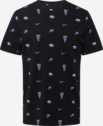 Nike Sportswear Футболка в Черный: спереди