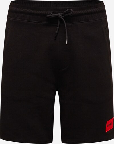 Pantaloni 'Diz' HUGO pe roșu / negru, Vizualizare produs
