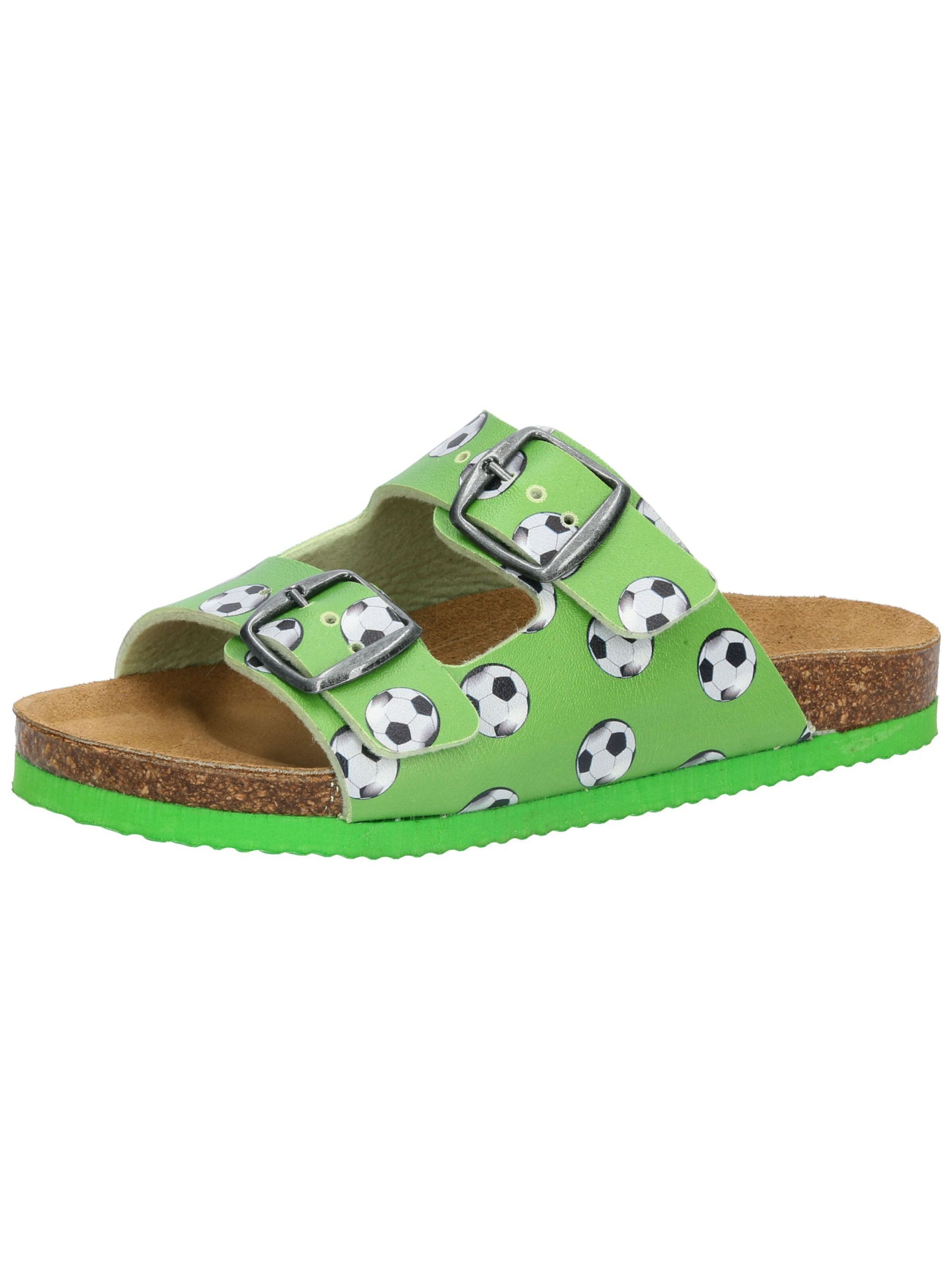 LICO Open shoes 'Universe ' in Green: front