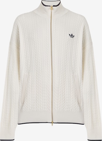 ADIDAS ORIGINALS Strickjacke 'FIREBIRD' in Weiß: Vorderseite