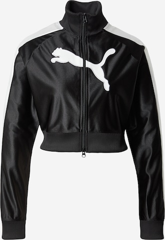 PUMAJakna za vježbanje 'Future T7' - crna boja: prednji dio