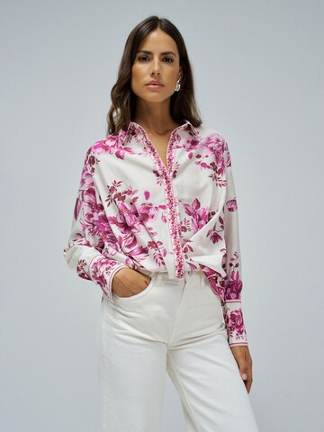 Salsa Jeans Blouse in Roze: voorkant
