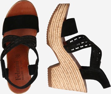 FELMINI Strap Sandals in Black