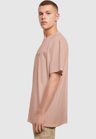 Merchcode Shirt 'Love Yourself' in Roze