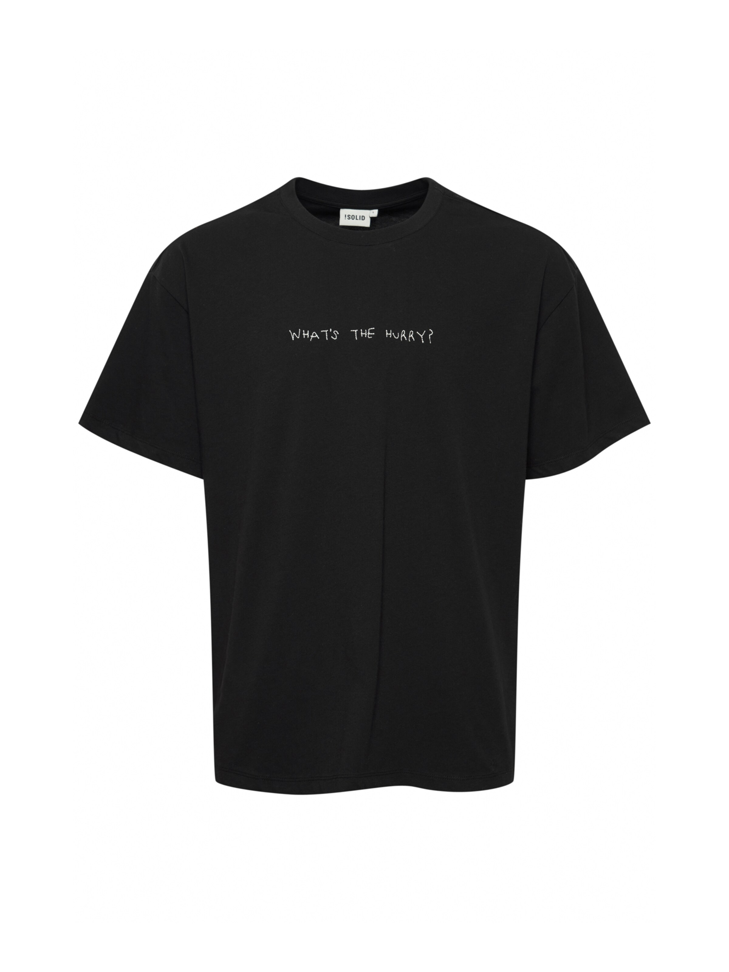 !Solid - Camisa 'Hammad' em preto: frente