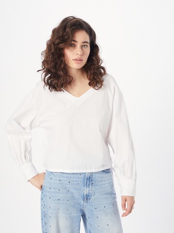 Sisley - Blusa em branco: frente