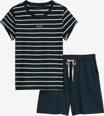 Marc O'Polo Pyjama ' Mix N Match ' in Blau: Vorderseite