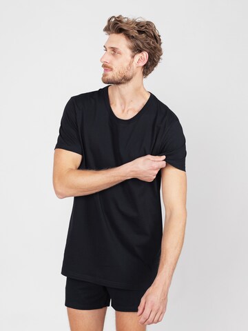 T-Shirt 'Paul' Erlich Textil en noir : devant