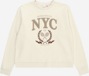 Vero Moda Girl Sweatshirt 'OCTAVIA' in Beige: front