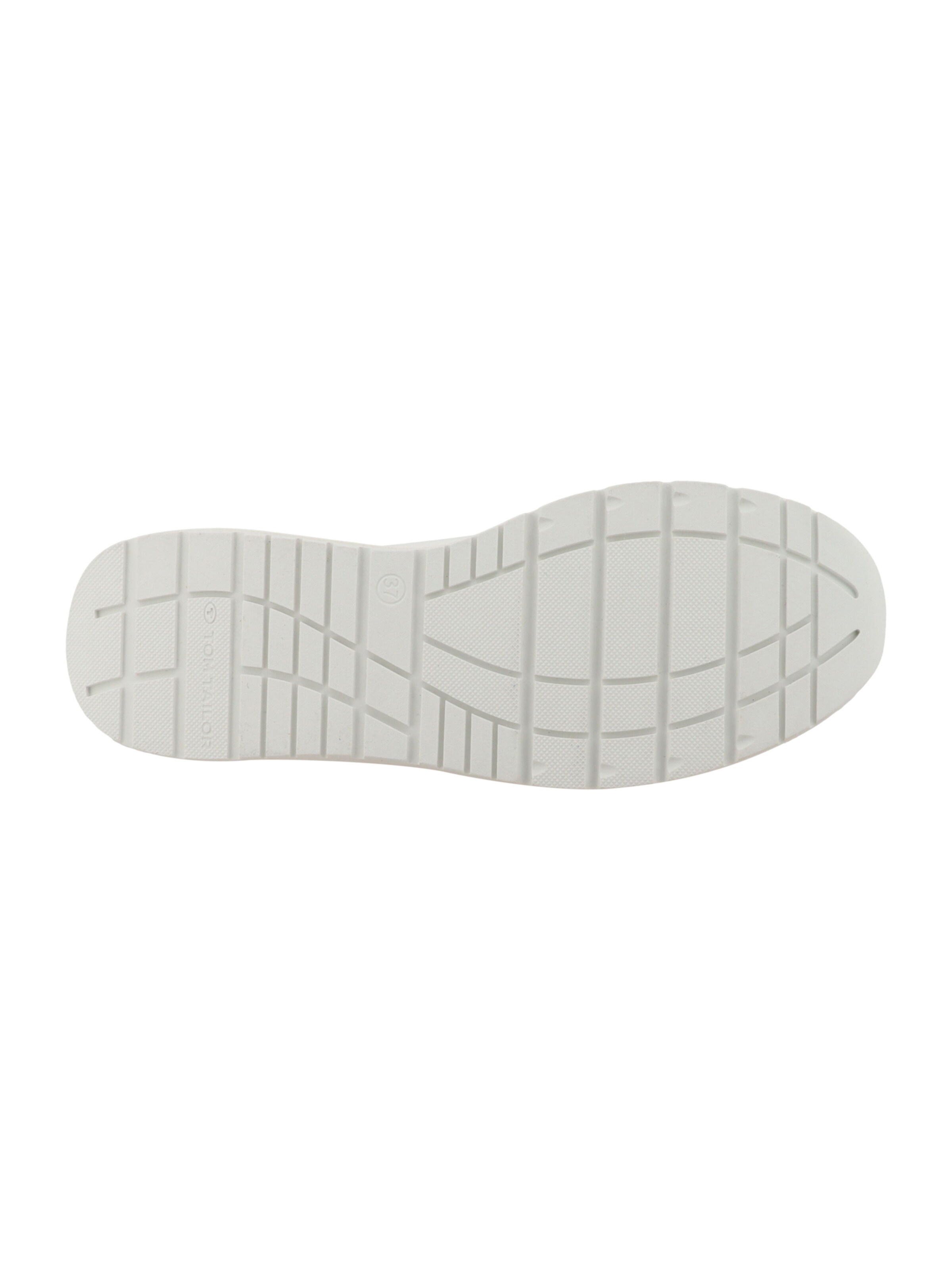 TOM TAILOR - Zapatillas deportivas bajas en blanco