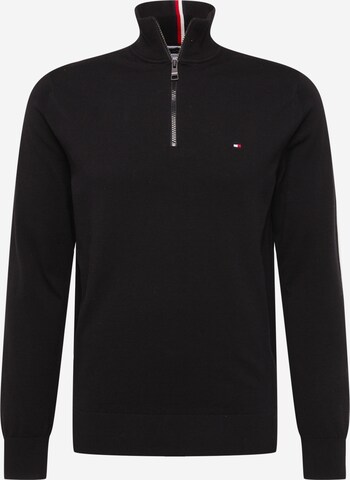 TOMMY HILFIGER - Jersey en negro: frente