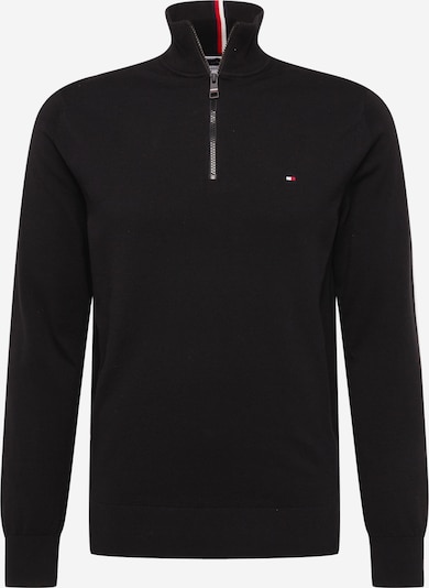 TOMMY HILFIGER Pullover in schwarz / weiß, Produktansicht