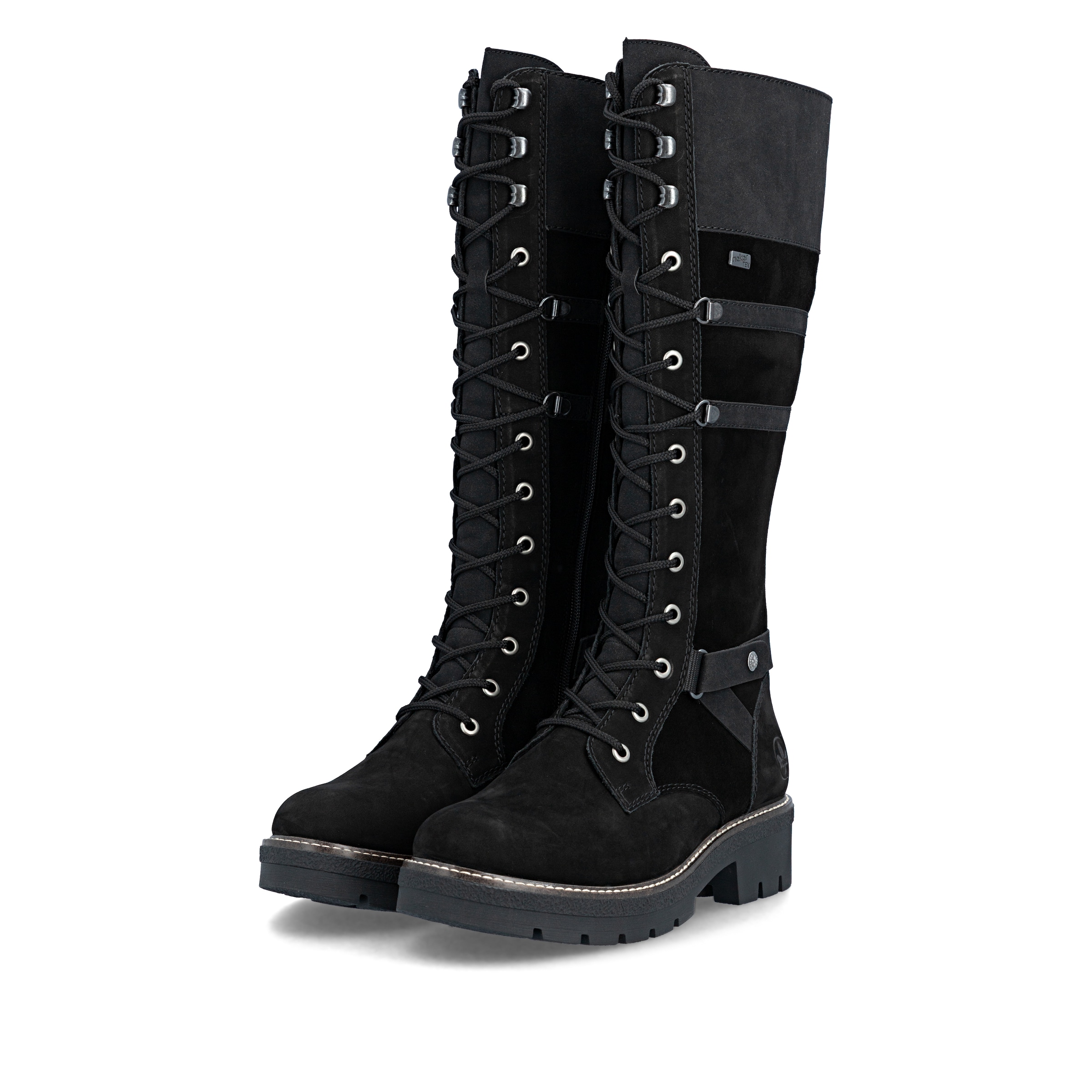 Bottes à lacets Rieker en noir
