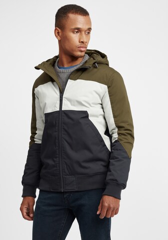 !Solid Between-Season Jacket in Blue: front