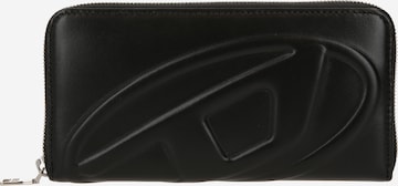 DIESEL - Carteiras '1DR-FOLD CONTINENTAL' em preto: frente