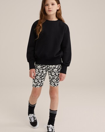WE Fashion Skinny Leggings in Black