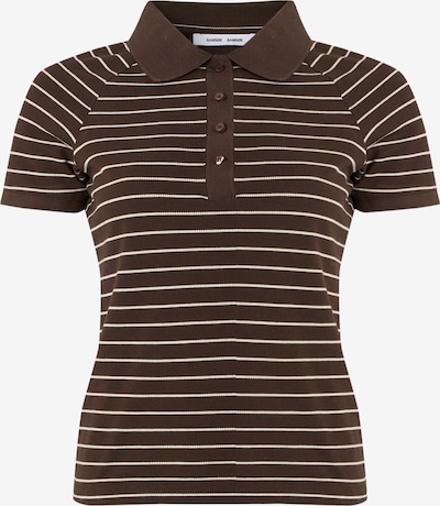 Samsøe Samsøe Majica 'Samia' u smeđa / bijela, Pregled proizvoda