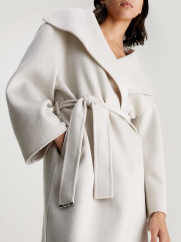 Calvin Klein Between-Seasons Coat in Grey