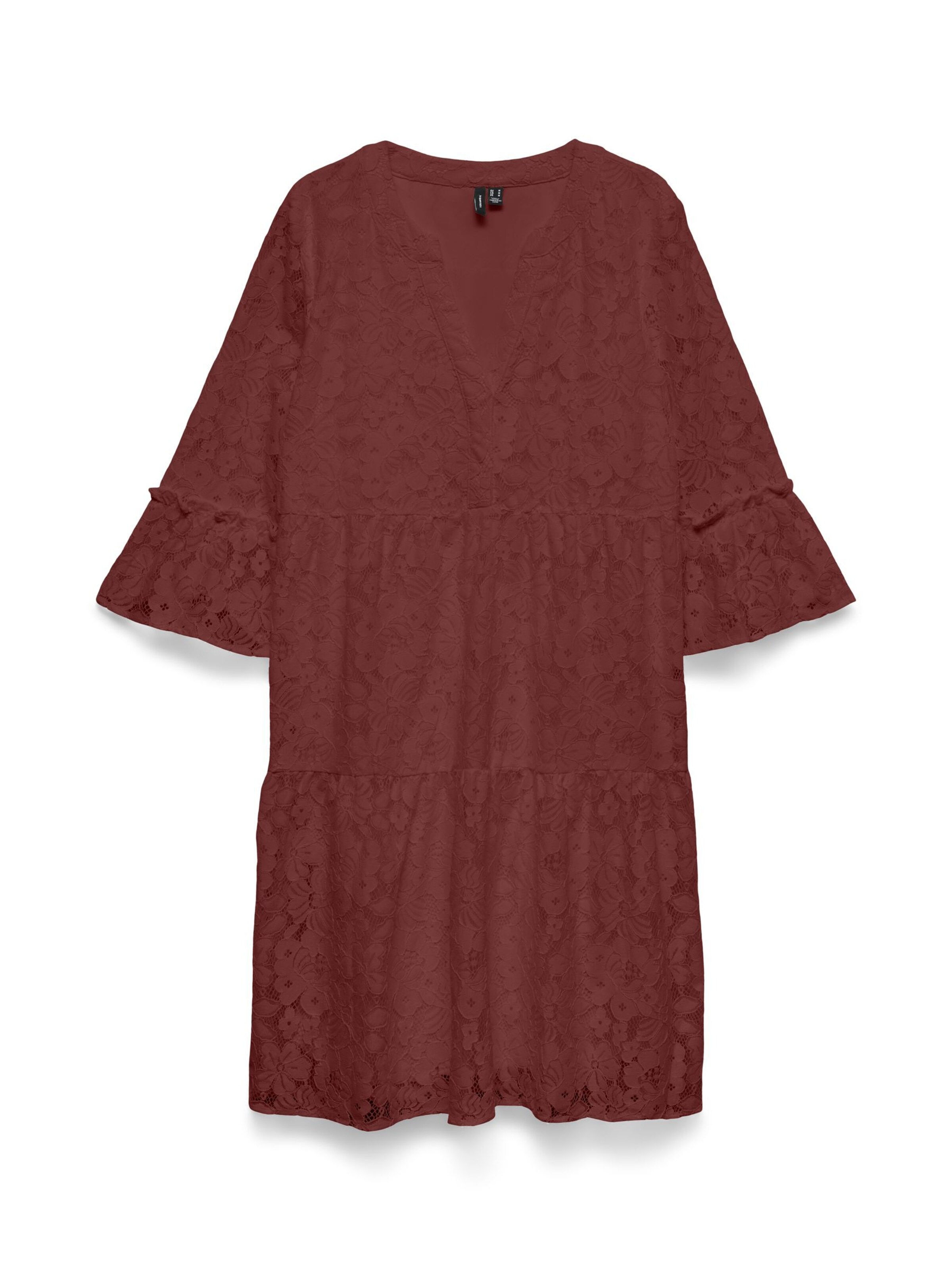 Vero Moda Curve Tuniek 'VMCHoney' in Rood: voorkant
