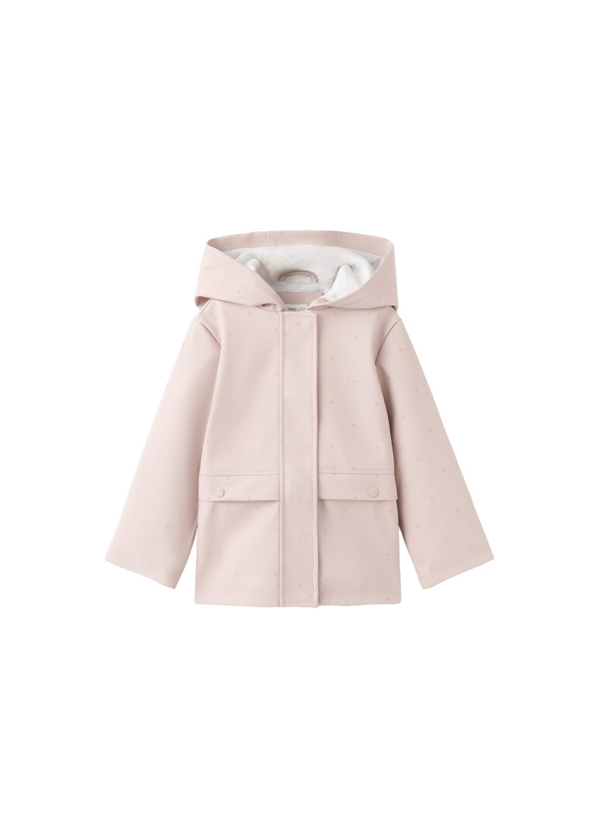 MANGO KIDS Between-Season Jacket 'Estel' in Pink: front