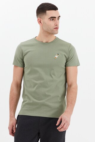 Maglietta 'THORGE' di !Solid in verde: frontale