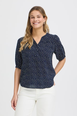 Chemisier 'Bobbi' Fransa en bleu
