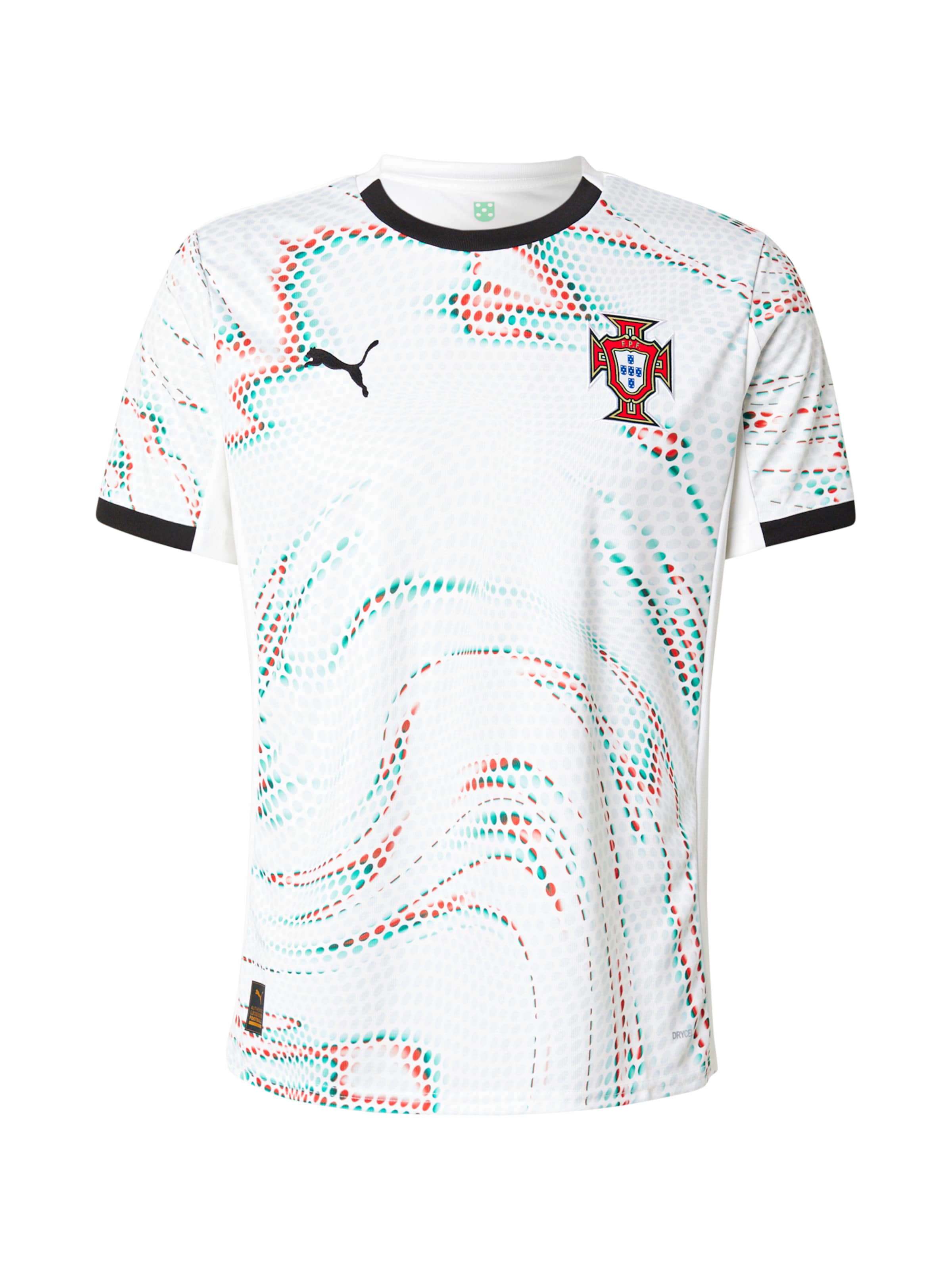 PUMA Трико 'Portugal 2025' в бяло: отпред