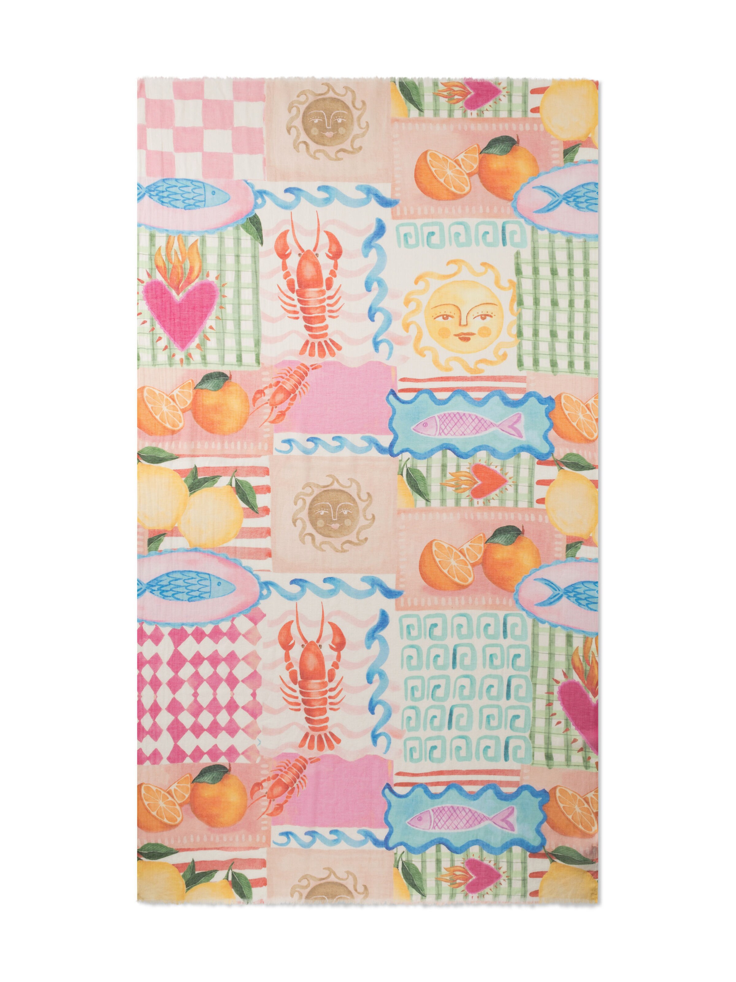 Écharpe CODELLO en rose