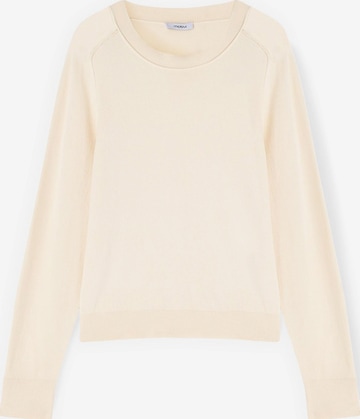 Pull-over MOTIVI en blanc : devant