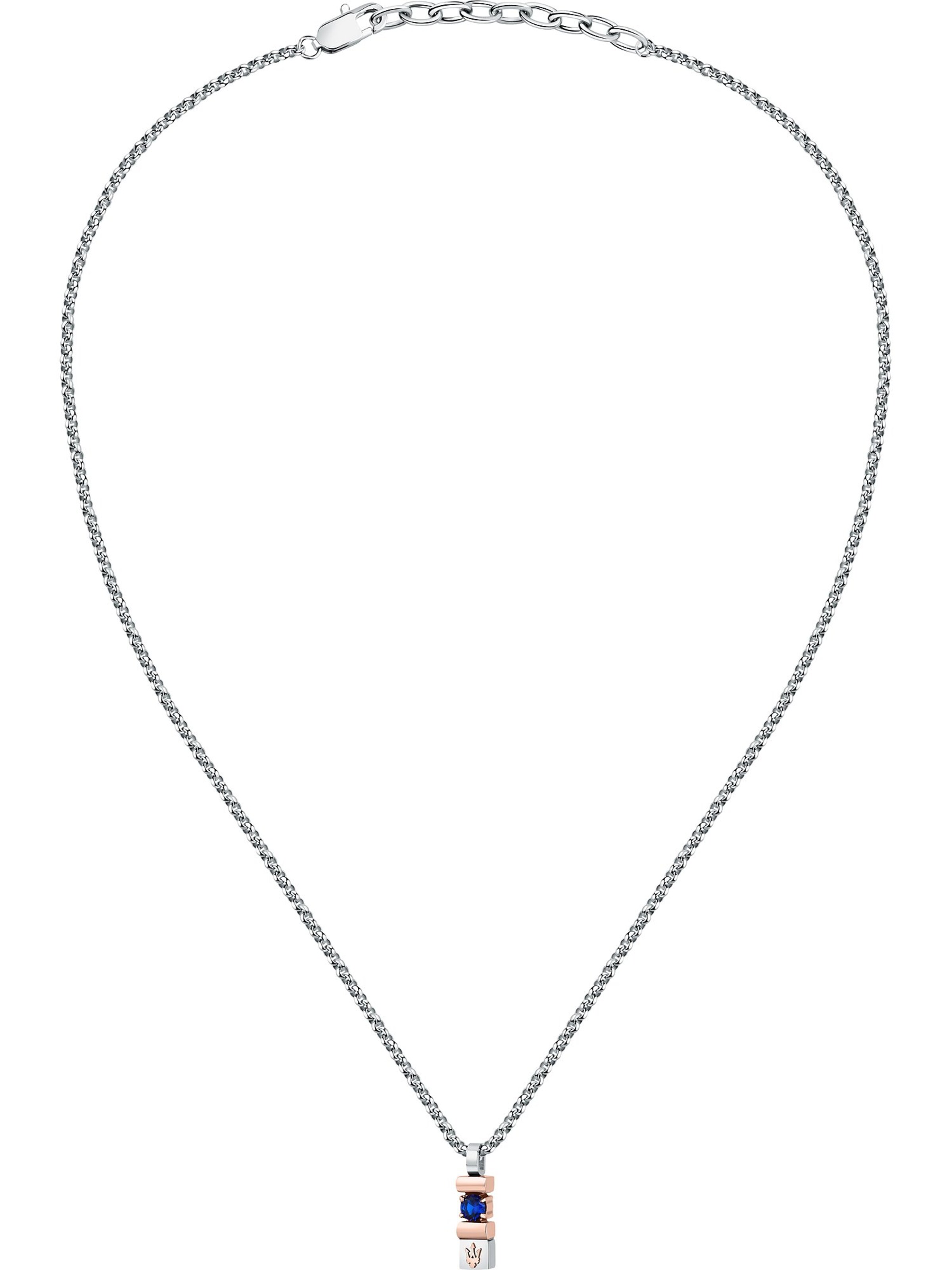 Maserati Kette in Silber: Vorderseite