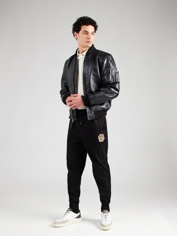 BOSS Конический (Tapered) Штаны 'Lamont 102' в Черный