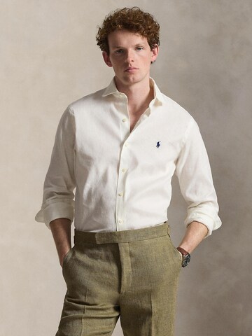 Polo Ralph Lauren Regular fit Ing - fehér: elől