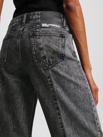 KARL LAGERFELD JEANSLoosefit Traperice - crna boja