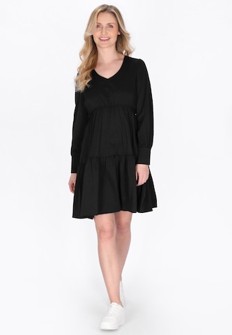 Robe 'Minimalistic' usha WHITE LABEL en noir