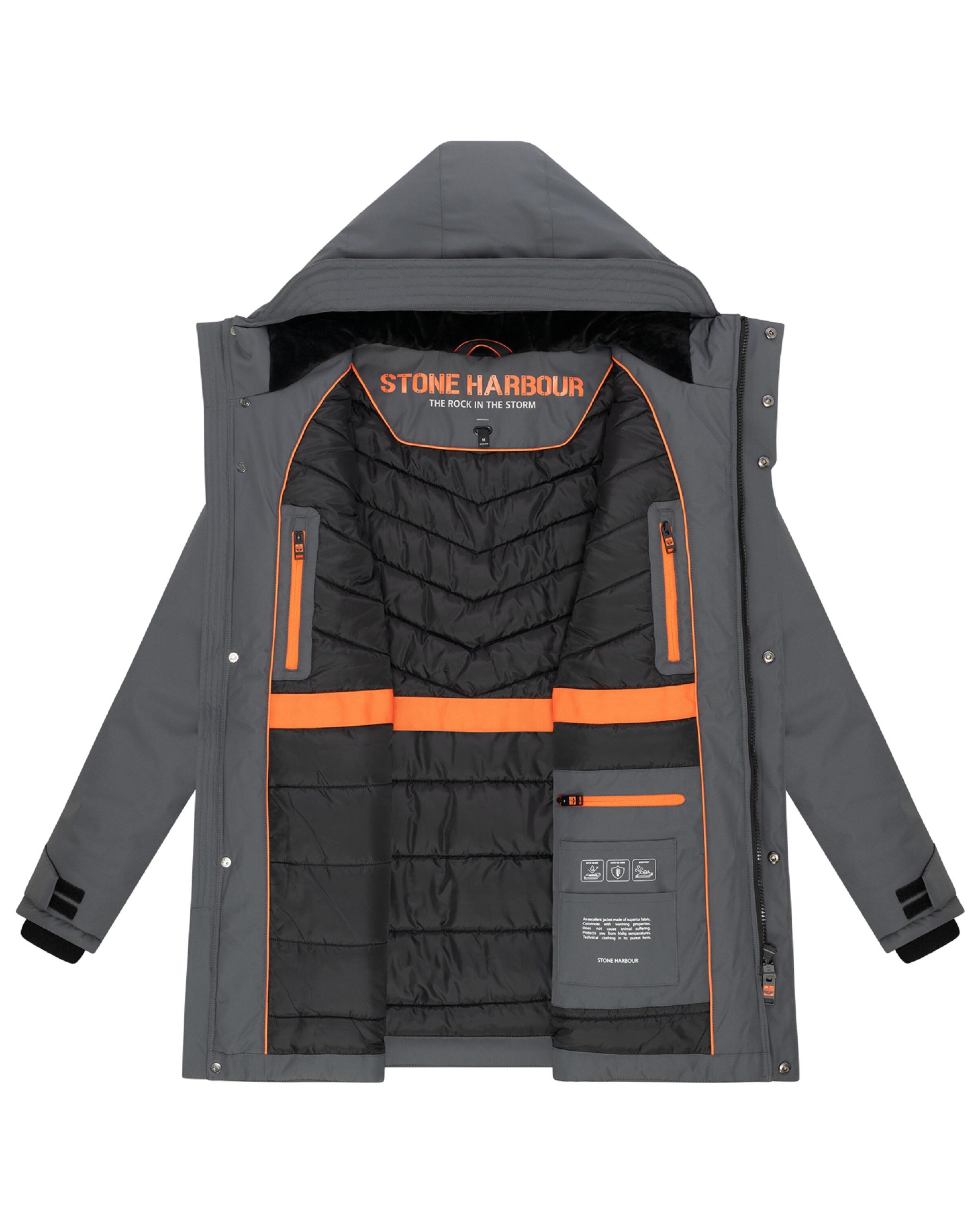 STONE HARBOUR Téli parka 'Netaan XX' - szürke