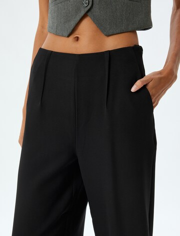 Koton Wide leg Bandplooibroek in Zwart