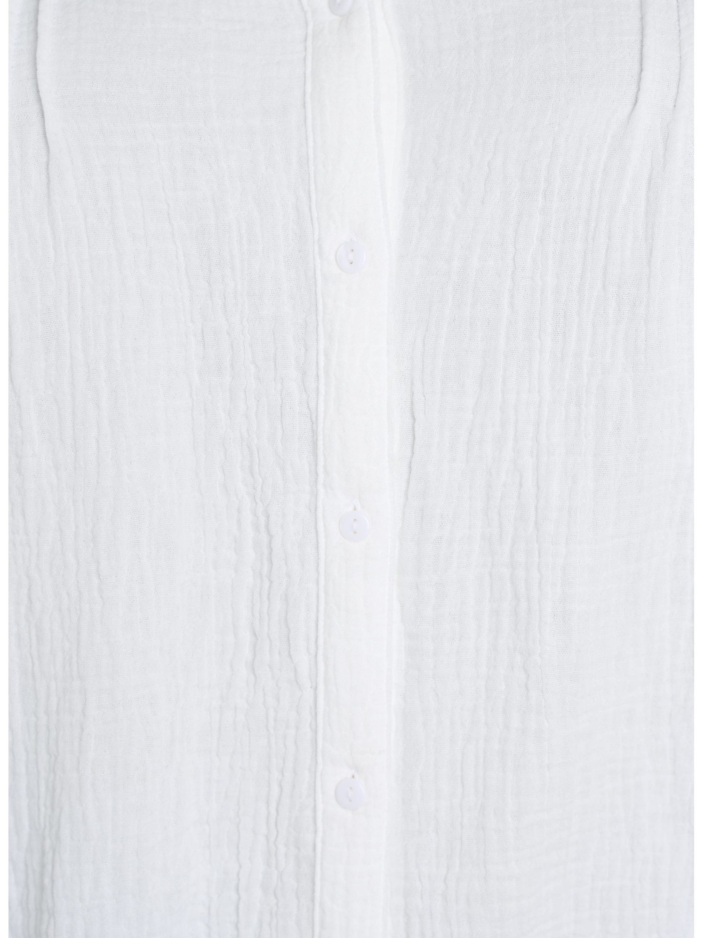 Camicia da donna 'Vviva' di Zizzi in bianco