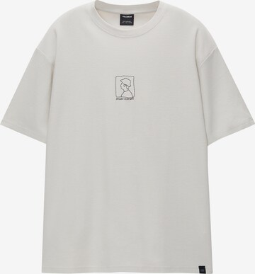 Pull&Bear T-Shirt in Grau: predná strana