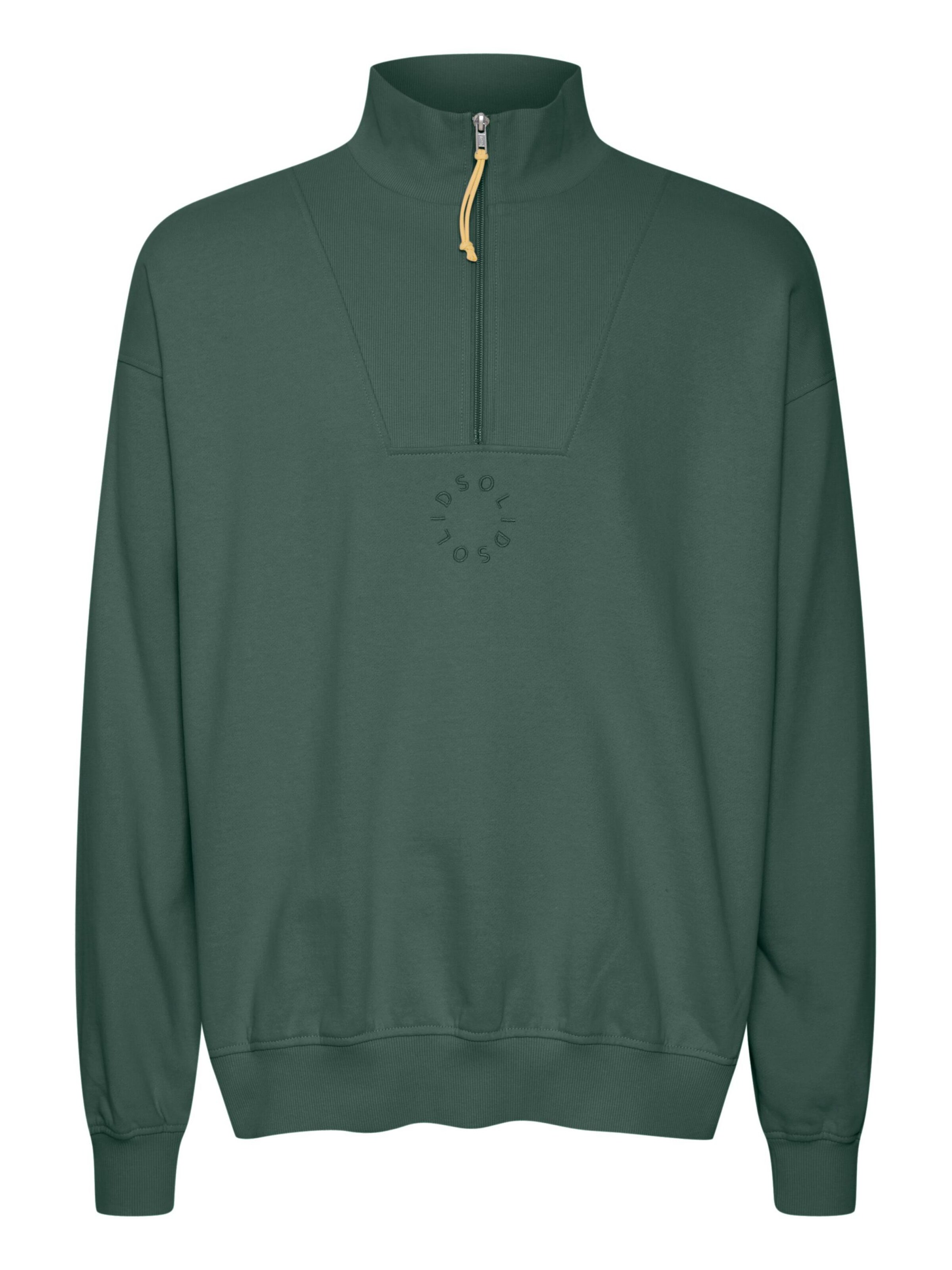 !Solid - Sweatshirt 'ILHAM' em verde: frente