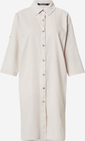 SublevelKošulja haljina - bež boja: prednji dio