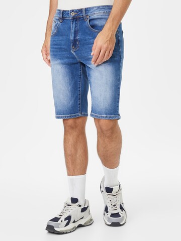 AÉROPOSTALE Slimfit Jeans in Blauw: voorkant