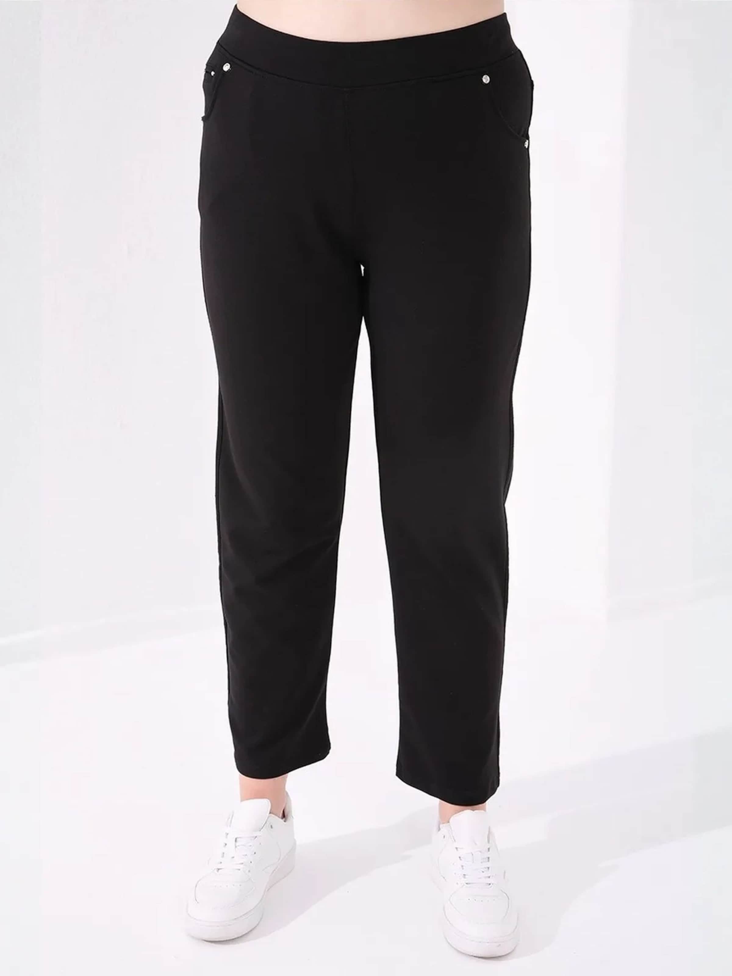 Regular Pantalon Tommy Life en noir : devant